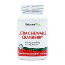 yz Eg `Au Nx[ 90 n[g^ lC`[YvXyNatures PluszUltra Chewable Cranberry with Vitamin C Strawberry Flavor, 90 Chewable Tablets