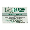 楽天VitaCafe【送料無料】 ユーカリ石 ベジタブルベース 99.2g 石鹸 ティーツリーセラピー【Tea Tree Therapy】Eucalyptus Soap Vegetable Base 3.5 oz