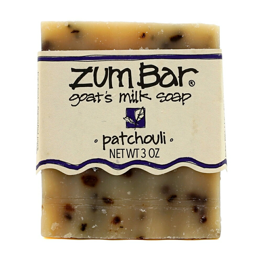【送料無料】 ズムバー ヤギミルク 石鹸 パチョリの香り 85g インディゴワイルド ソープ 固形石けん お風呂 手洗い 美容【Indigo Wild】Zum Bar Goats Milk Soap Patchouli, 3 ozのサムネイル