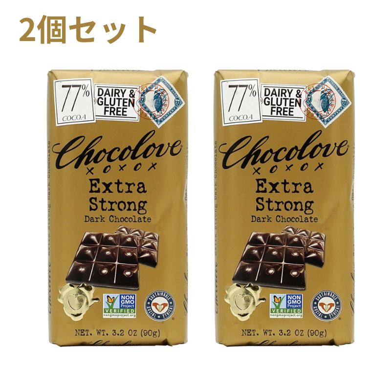 yz 2Zbg GNXgXgO _[N`R[g 90g `Ru `R  َq XibN Oet[yChocolovezExtra Strong Dark Chocolate 3.2 oz