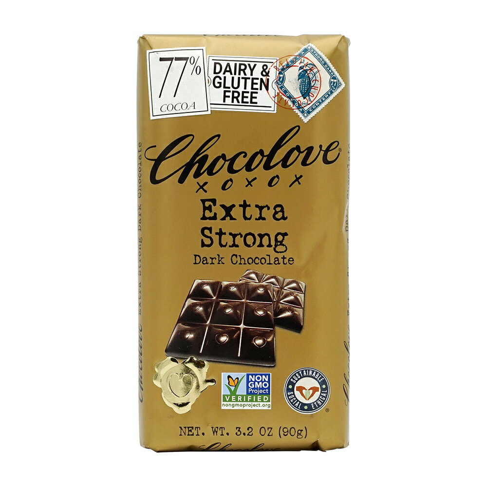 yz GNXgXgO _[N`R[g 90g `Ru `R  َq XibN Oet[yChocolovezExtra Strong Dark Chocolate 3.2 oz