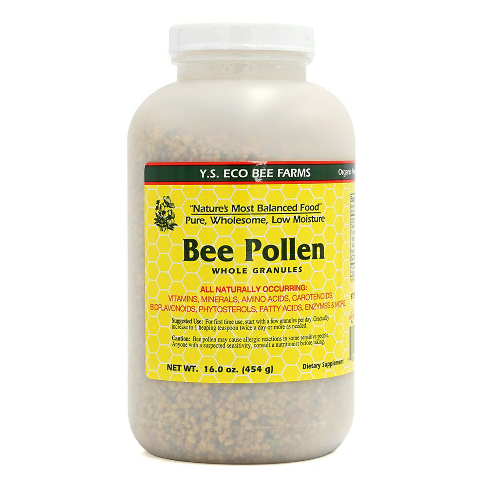 ̵ۥӡݡ γ 454g 磻ӡեॺ ߥĥХ ˪̪ ץY.S. Eco Bee FarmsBee Pollen Whole Granules, 16 oz