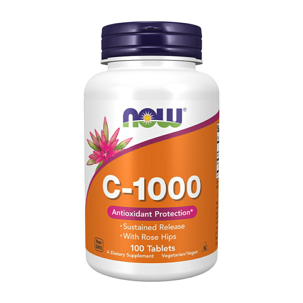 ̵ ӥߥC-1000 ҥå ꡼ 1000mg 100γ Ĺֻ³ ֥å ʥաNow FoodsVitamin C-1000 Sustained Release 100 Tablets