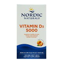  ビタミンD3 5000IU オレンジ味 120粒 ミニソフトジェル ノルディックナチュラルズ Vitamin D3 5000 IU Orange Taste, 120 Mini softgels