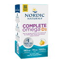 yz Rv[gIKD3 EPA DHA GLA r^~D3  60 \tgWF mfBbNi`YyNordic NaturalszComplete Omega-D3 565 mg EPA 270/ DHA 180 +70 mg GLA +1000 IU D3 Lemon Taste, 60 Softgels