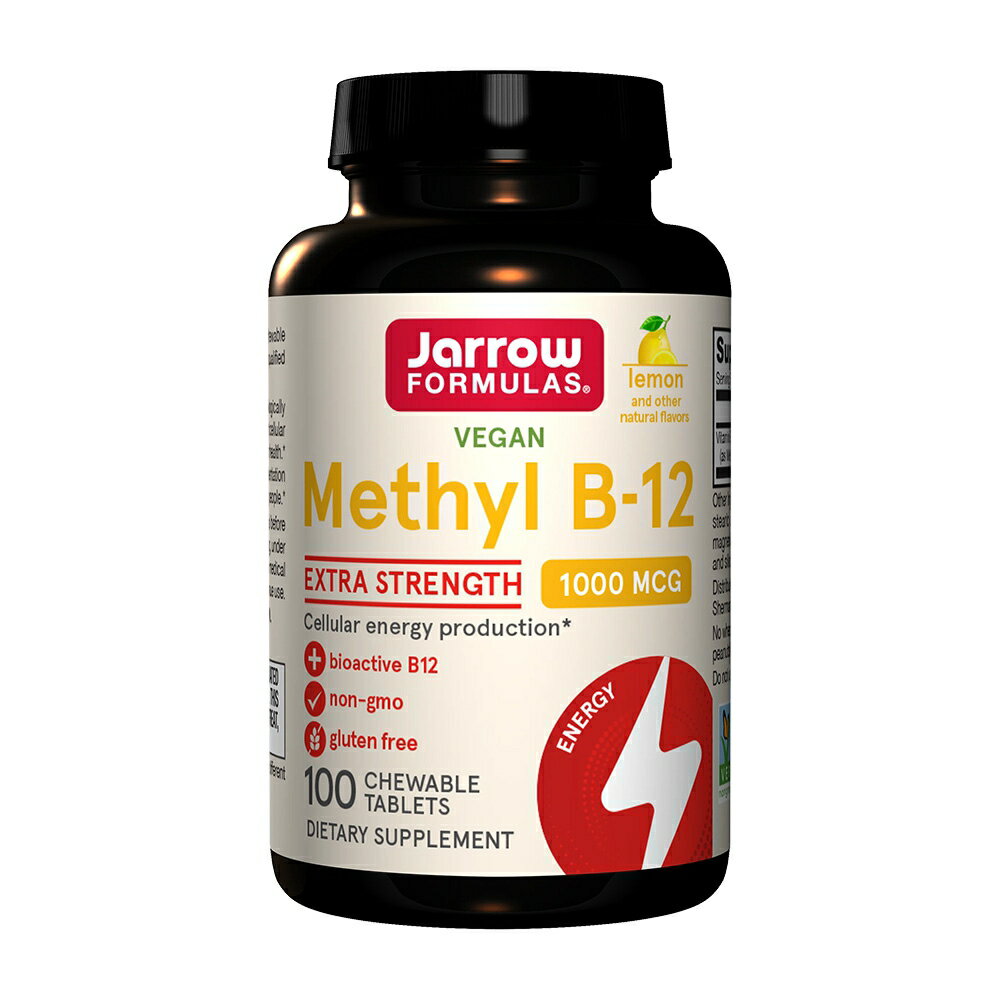 ̵  B-12 1000mcg ̣ 100γ 奢֥륿֥å եߥ饺 ӥߥBJarrow Formulas Vegan Methyl B-12 1000 mcg Lemon Flavor, 100 Chewable Tablets