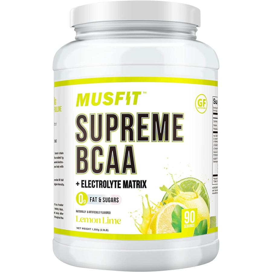  シュプリーム BCAA +電解質 マトリックス パウダー レモンライム 90回分 1.35kg マスフィットSupreme BCAA + Electrolyte Matrix Powder Lemon Lime 90 Servings, 2.9 lb