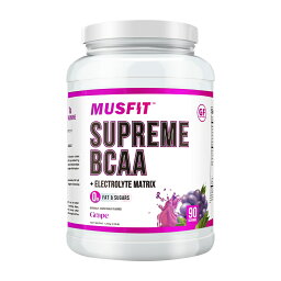 【送料無料】 BCAA シュプリーム 高品質 電解質 マトリックス パウダー グレープ 90杯分 1.35kg マスフィット【Musfit】Supreme BCAA + Electrolyte Matrix Powder Grape 90 Servings, 2.9 lb