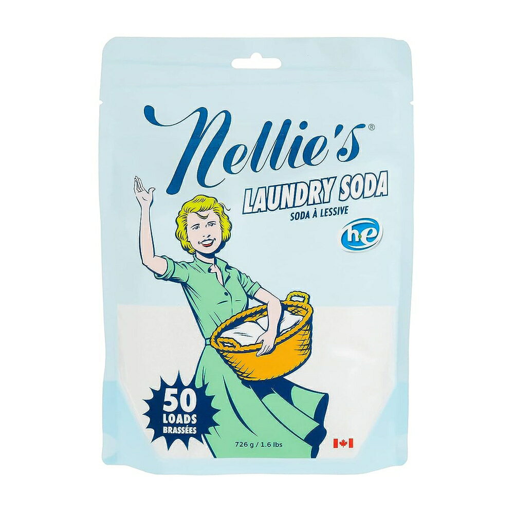 【クリアランスセール！】 ネリーズ ランドリーソーダ 726g 50回分 洗濯用洗剤 ネリーズ【Nellie 039 s】Nellie 039 s Laundry Soda 1.6 lbs