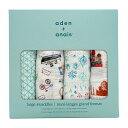 【送料無料】 4枚セット おくるみ アラウンドザワールドセット エイデンアンドアネイ【Aden and Anais】Classic Large Swaddles Around the World 4 Set