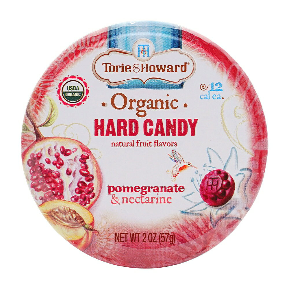 yz g[n[h I[KjbN n[hLfB UNs[` 56g  LfB[yTorie&HowardzOrganic Hard Candy PomegranateNectarine 2oz