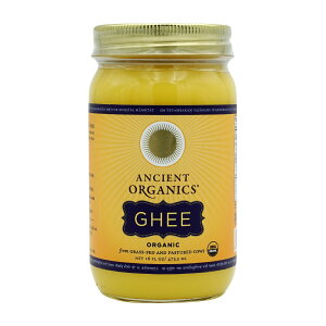 【送料無料】 100% オーガニック ギーバター 473ml エインシェントオーガニクス【Ancient Organics】100% ORGANIC GHEE BUTTER 473ml