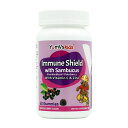 yViIzC~[ TuJX ZCEjgR x[ 60 O~ B[YyYum-VszImmune Shield With Sambucus Delicious Berry Flavor, 60 Gummies