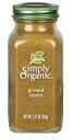 【送料無料】 クミン 65g シンプリーオーガニック【Simply Organic】Cumin 2.31 oz