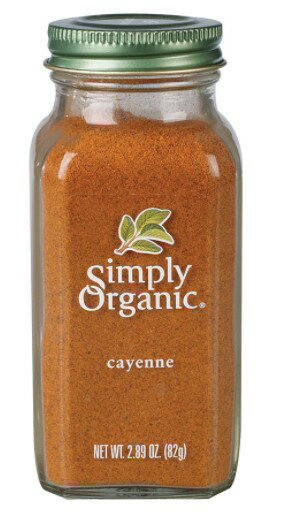 【送料無料】 カイエン 82g 唐辛子 シンプリーオーガニック【Simply Organic】Cayenne 2.89 oz