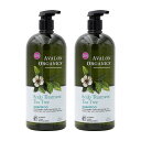 【送料無料】 2個セット スカルプ トリートメント ティーツリー シャンプー 946ml アバロンオーガニクス【Avalon Organics】Scalp Treatment Tea Tree Shampoo 33 fl oz