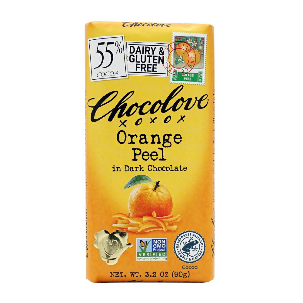 yz _[N`R[g IWs[ 90g `Ru `R َq `RyChocolovezOrange Peel in Dark Chocolate 3.2 oz