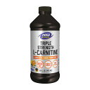 L-カルニチン リキッド シトラス風味 3000mg 473ml ナウフーズ 液体 カルニチン アミノ酸Sports Triple Strength L-Carnitine Liquid 3000 mg Citrus Flavor, 16 fl oz