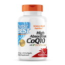 【送料無料】 高吸収 コエンザイムQ10 CoQ10 100mg 120粒 ソフトジェル ドクターズベスト【Life Extension】HIgh Absorption CoQ10 with BioPerine 100 mg 120 Softgels