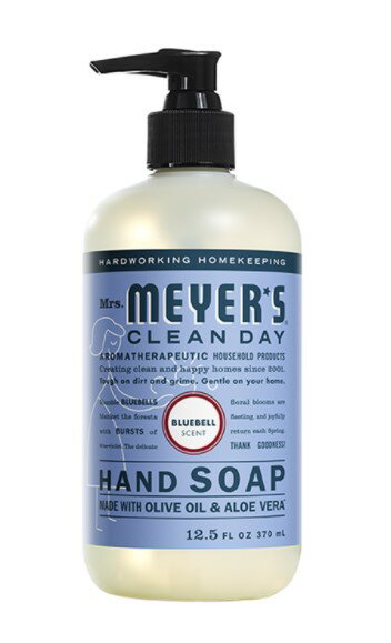  ハンドソープ リキッド ブルーベル 370ml ミセスマイヤーズHand Soap Bluebell 12.5fl oz