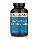 【送料無料】L-トレオン酸マグネシウム 90粒 カプセル ドクターメルコラ【Dr. Mercola】Magnesium L-Threonate, 90 Capsules