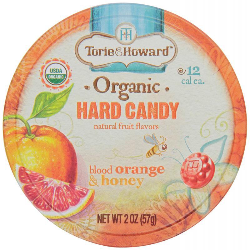 【送料無料】 トリー&ハワード オーガニック ハードキャンディ ブラッドオレンジ&ハニー 56g【Torie&Howard】Organic Hard Candy BloodOrange&Honey 2oz