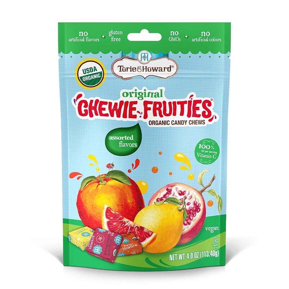 y݌ɌI~iIz IWi `[C t[eB[ I[KjbN LfB A\[g 113.4g g[&n[h َqyTorie and HowardzOriginal Chewie Fruities Organic Candy Chews Assorted Flavors, 4 oz