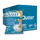 楽天VitaCafe【送料無料】プロテインチップス ランチ味 8袋×2 トルティーヤ スタイル クエストニュートリション【Quest Nutrition】Tortilla Style Protein Chips Ranch 16 packs