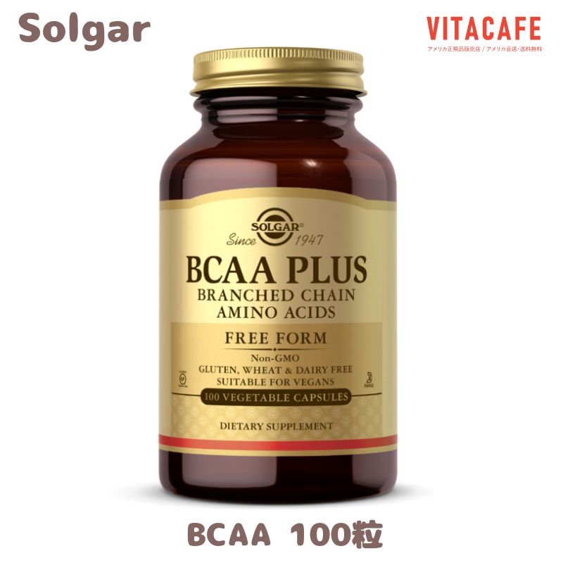  BCAA 分岐鎖アミノ酸 100粒 ベジカプセル ソルガーBCAA PLUS VEGETABLE CAPSULES (BRANCHED CHAIN AMINO ACIDS)