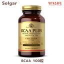 【クリアランスセール！】 BCAA 分岐鎖アミノ酸 100粒 ベジカプセル ソルガー【Solgar】BCAA PLUS VEGETABLE CAPSULES (BRANCHED CHAIN AMINO ACIDS)