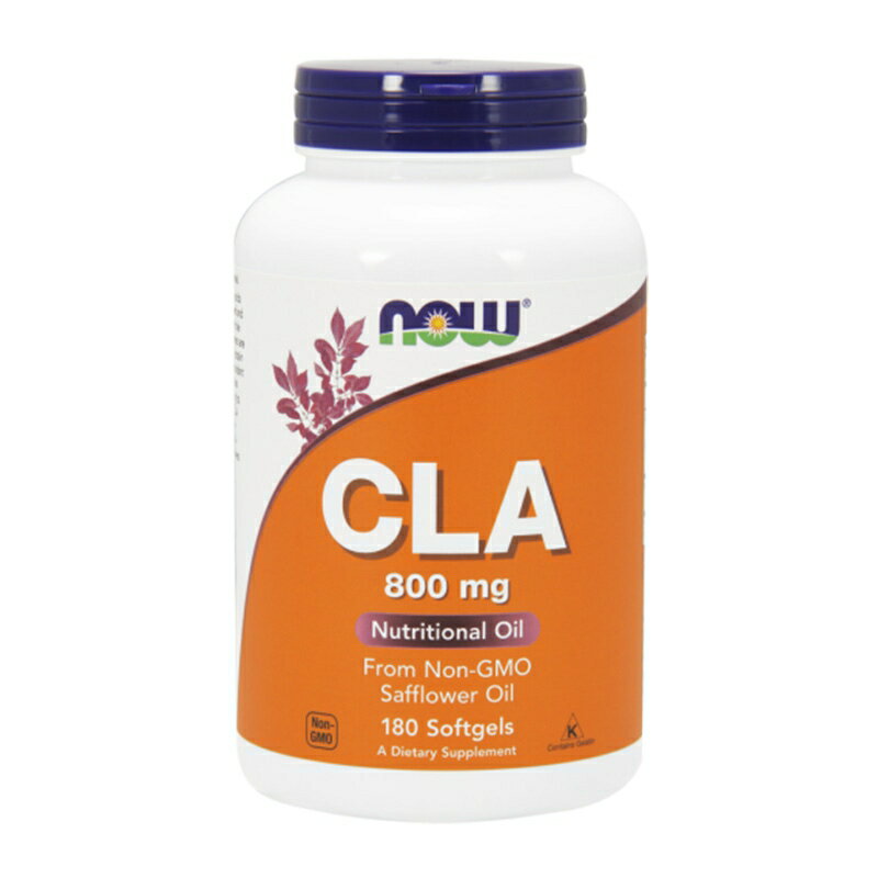 【送料無料】 CLA 共役リノール酸 800mg 180粒 ソフトジェル ナウフーズ【Now Foo ...
