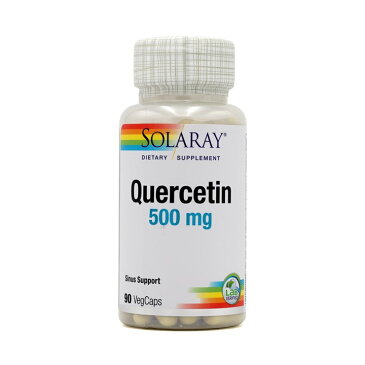 【送料無料】 ケルセチン 500mg 90粒 カプセル ソラレー【SOLARAY】Quercetin 500 mg 90 Capsules