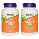 【送料無料】 ローマカ 6倍濃縮 750mg 90粒 カプセル 生マカ オーガニック ナウフーズ 2個セット【Now Foods】Raw Maca 750mg ...