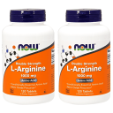 【送料無料】 ナウフーズ Lアルギニン 1000mg 120粒 2本セット【Now Foods 】L-Arginine 1000mg 120Tablets