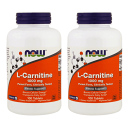 【送料無料】 Lカルニチン 1000mg 100粒 タブレット ナウフーズ 2個セット【Now Foods】L-Carnitine 1000mg 100Tabl...