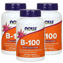 【送料無料】 ナウフーズ ビタミンB-100 100 ベジカプセル 3個セット【Now Foods】Vitamin B-100 100 Veg Capsules 3set