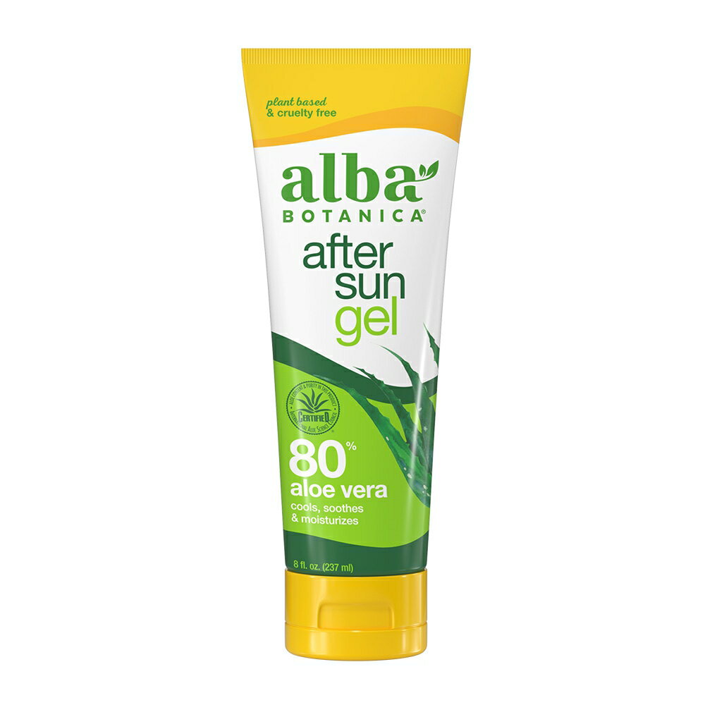 ̵ ե󥸥 ٥ 80% 227ml Хܥ˥ Ƥ  Alba BotanicaAfter Sun Gel 80% Aloe Vera, 8 oz