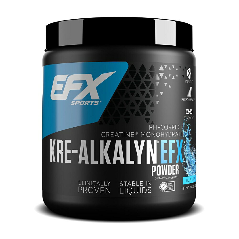 【送料無料】クレアルカリンパウダー ブルーフロスト 220g クレアチンパウダー EFXスポーツ【EFX sports】Kre-Alkalyn EFX Powder Blue Frost 7.76 oz