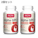  2個セット アルファ GPC 300mg 60粒 ベジカプセル ジャローフォーミュラズ ヴィーガンVegan Alpha GPC 300 mg, 60 Veggie Capsules