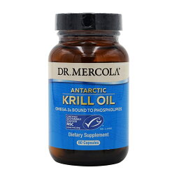 【送料無料】 クリルオイル 60粒 カプセル ドクターメルコラ【Dr. Mercola】Antarctic Krill Oil, 60 Capsules
