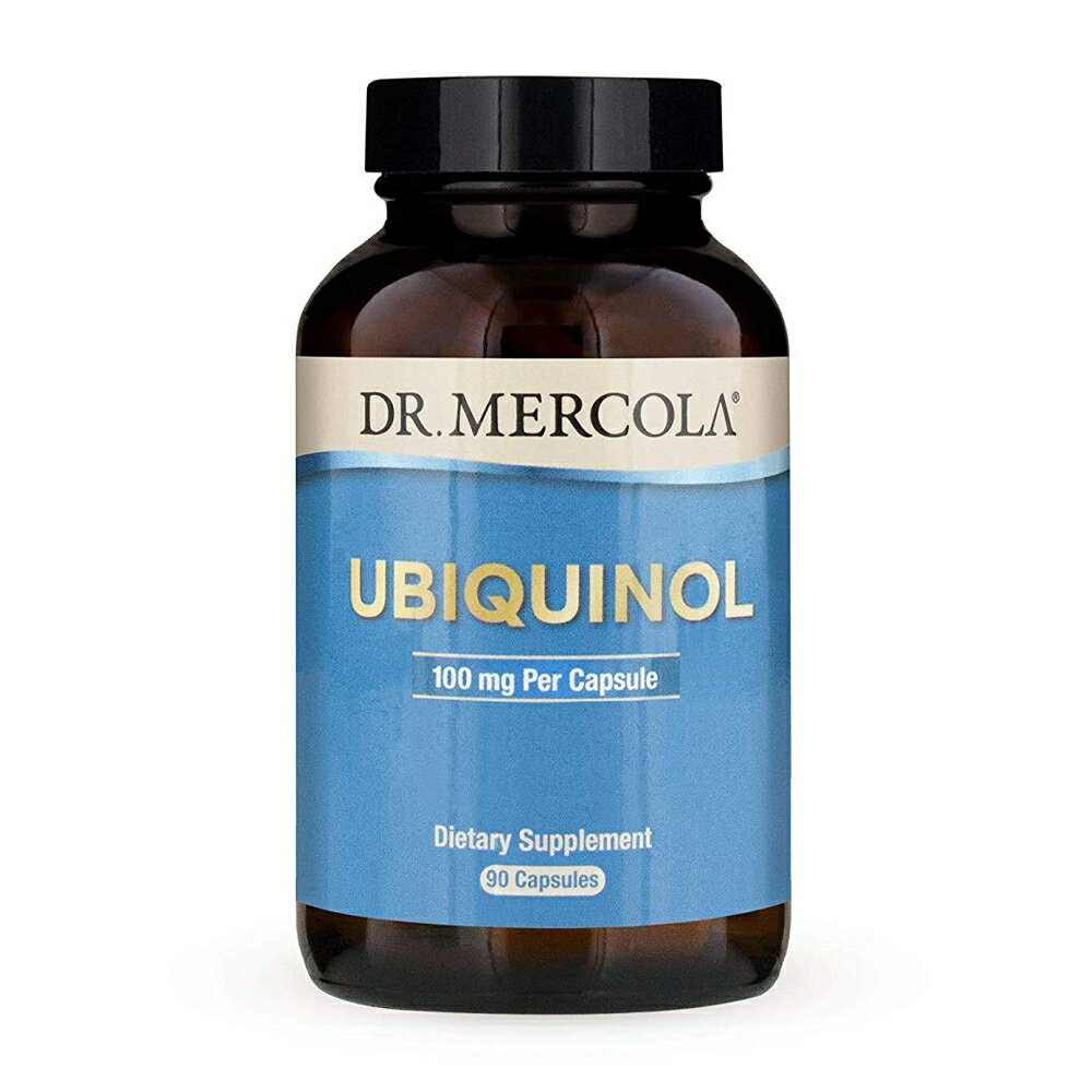 【送料無料】 ユビキノール 100mg 90粒 カプセル ドクターメルコラ【Dr. Mercola】Ubiquinol 100 mg, 90 Capsules