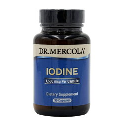 【送料無料】 ヨウ素 アイオダイン 30粒 カプセル ドクターメルコラ【Dr. Mercola】Iodine, 30 Caps