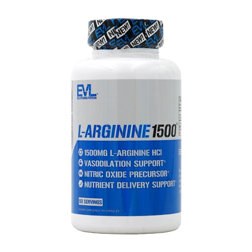 【送料無料】 L-アルギニン HCI 1500mg 100粒 カプセル エボリューションニュートリション【EVLution Nutrition】L-Arginine1500 1500 mg L-Arginine HCI 50 Servings, 100 Capsules 【送料無料】 L-アルギニン HCI 1500mg 100粒 カプセル エボリューションニュートリション【EVLution Nutrition】L-Arginine1500 1500 mg L-Arginine HCI 50 Servings, 100 Capsules
