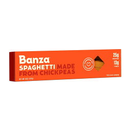 【送料無料】 スパゲッティ 麺 ひよこ豆 227g バンザ グルテンフリー【Banza】Spaghetti Made from Chickpeas 8 oz