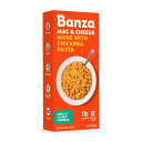 yViIz }bN`[Y Ђ悱̃pX^VF NVbN`F_[`[Y 156g oU Oet[yBanzazMac & Cheese Made with Chickpea Pasta Shells + Classic Cheddar, 5.5 oz