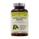 【新商品！送料無料】グリーンコーヒービーン 豆 800mg 60粒 ベジカプセル ネイチャーワイズ【Naturewise】Green Coffee Bean 800 mg, 60 Vegetarian Capsules