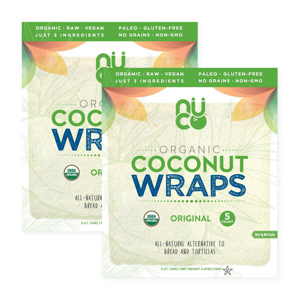 yz2Zbg I[KjbN RRibcbv 5 kRRRibc  x[LO geB[ HiyNuco CoconutzOrganic Coconut Wraps 5 Count