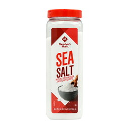 【送料無料】 シーソルト 1.02kg メンバーズマーク 海塩 大容量 調味料 塩 天然塩【Member's Mark】Sea Salt, 36oz