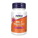 【送料無料】 MK-7 ビタミンK-2 100mcg 60粒 ベジカプセル ビタミンK ナウフーズ【Now Foods 】MK-7 Vitamin K-2 100MCG 60CAP