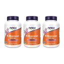 【送料無料】 3個セット D-マンノース 500mg 120粒 ベジカプセル ナウフーズ【NOW Sports】D-Mannose 500 mg 120 Veg Capsules